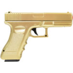 Pistola Airsoft Rossi Vigor VG GK-V20 Metal Spring Ação por Mola Atira Esferas de Plástico BBs 6mm Gold