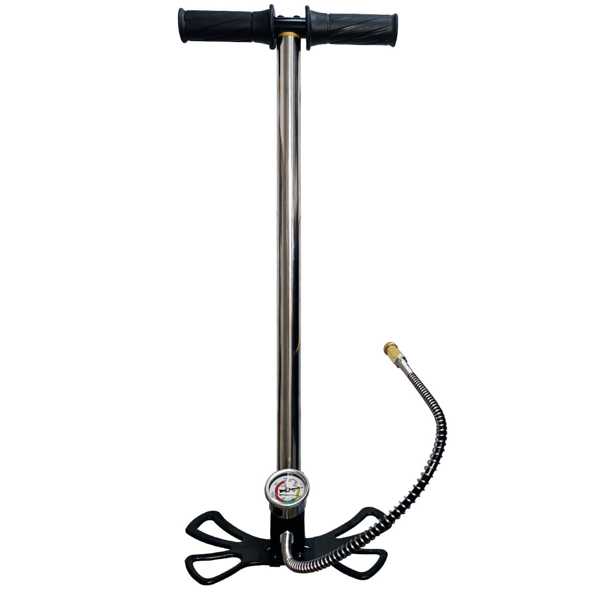 Bomba para Carabina PCP Rossi 2021 Pneumática Manual 225BAR de Pressão com Pés Dobráveis e Filtro