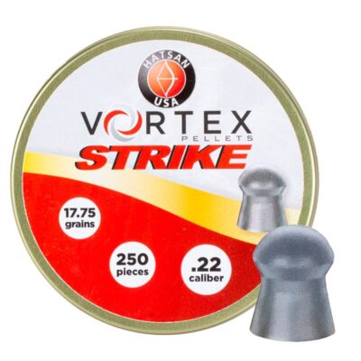 Chumbinho Hatsan Vortex Strike 5,5mm (.22) 1,15g 250 Un. para Espingarda Carabina de Pressão Co2 PCP