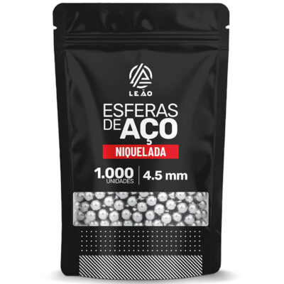 Esfera de Aço Níquel 4.5mm Leão - 1000 unidades