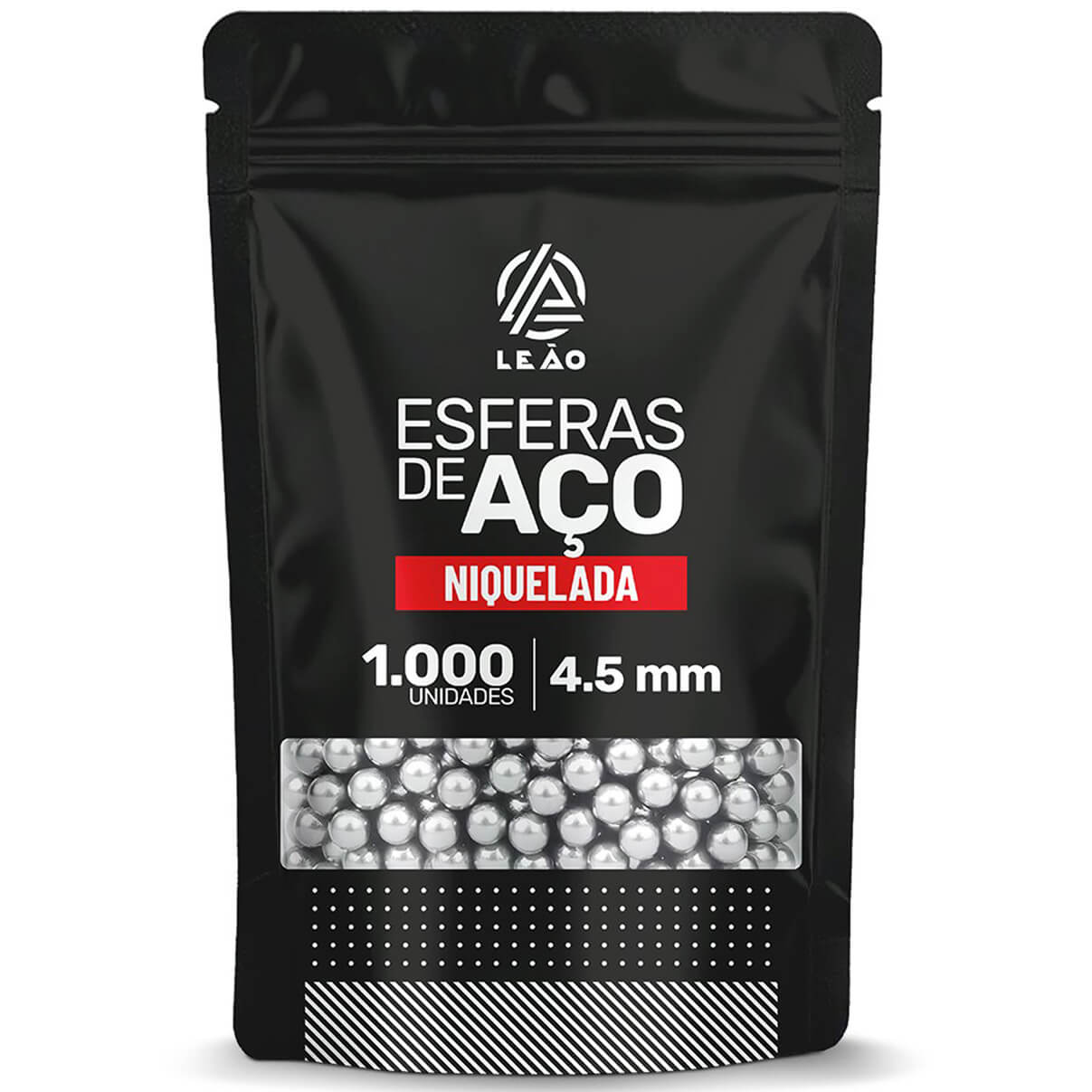Esfera de Aço Níquel 4.5mm Leão - 1000 unidades
