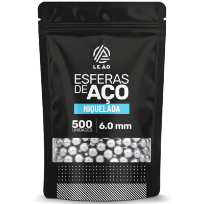 Esfera de Aço Níquel 6mm Leão - 500 unidades