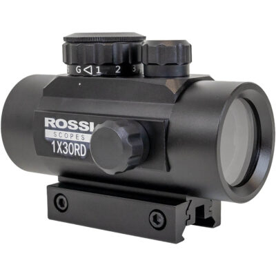 Mira Holográfica Red Dot Rossi 1X30RD Para Carabina de Pressão Rifle Airsoft Trilho 11mm e 22mm