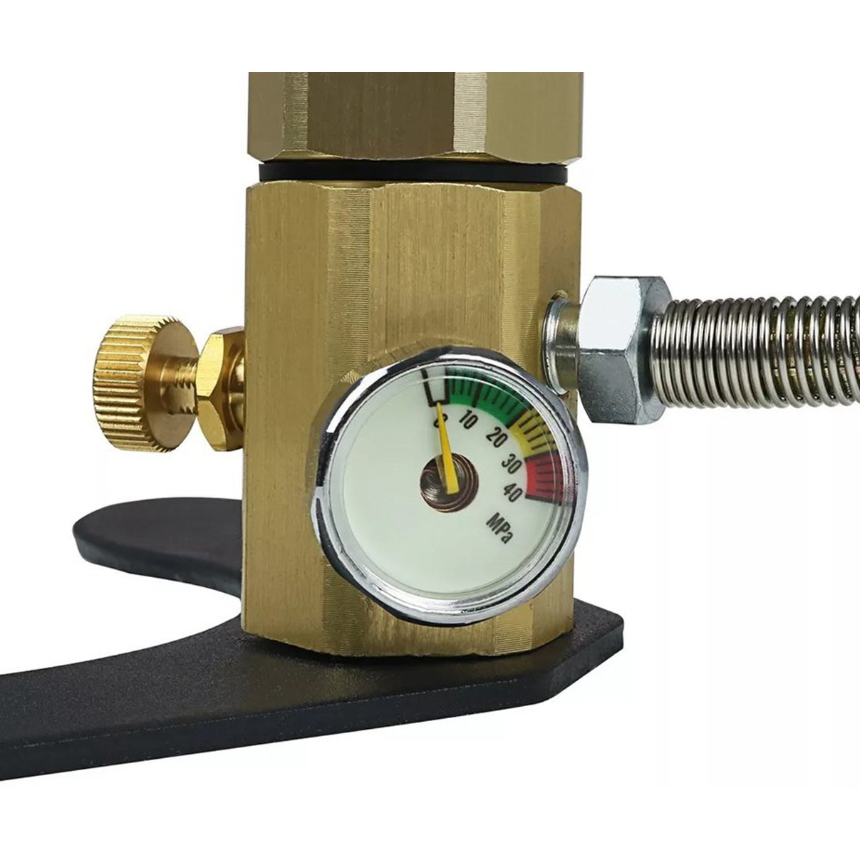 Bomba Pneumática Manual para Carabina de Pressão PCP FRX 300 BAR 4350PSI Inox com Filtro FIX-ADV162 - Imagem 3