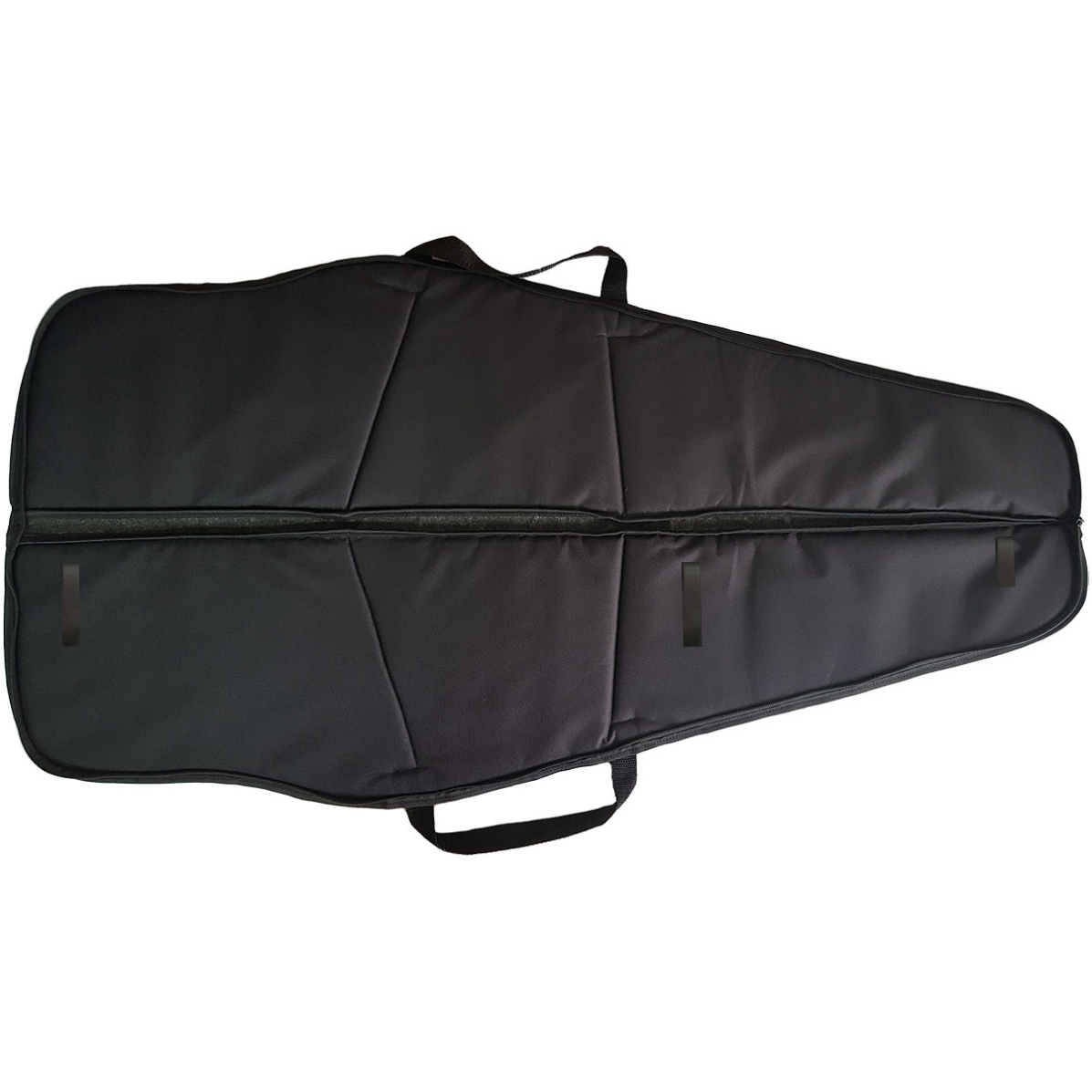 Capa para Carabina de Pressão com Luneta Premium 115x30cm Preta Estofada EPE 6mm Espingarda Rifle AT - Imagem 2