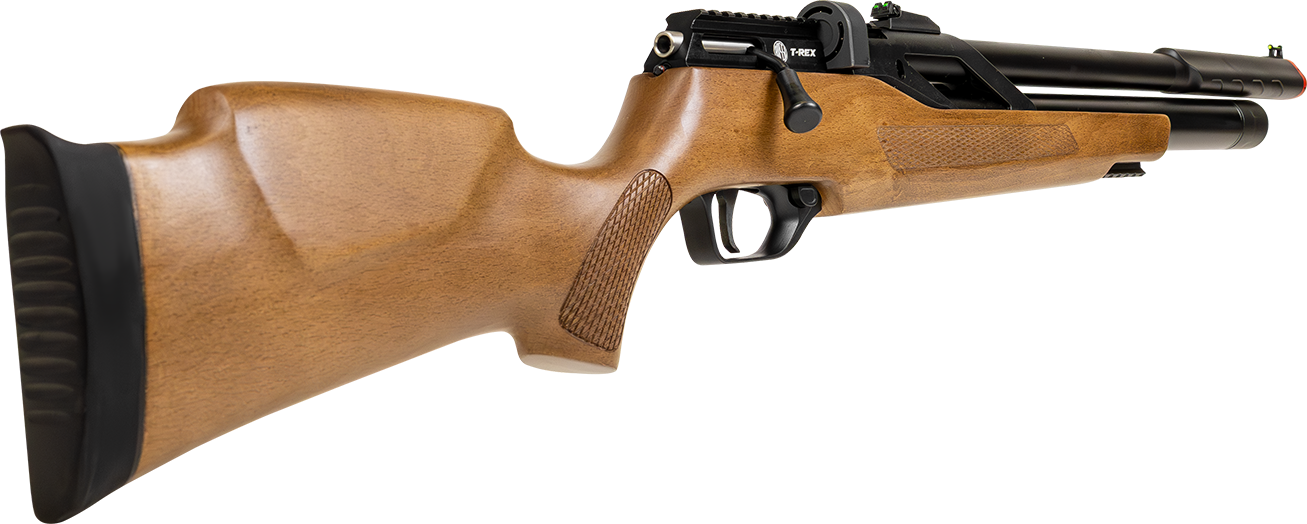 Carabina De Pressão Rossi PCP T-REX Coronha De Madeira 6,35mm - Imagem 6