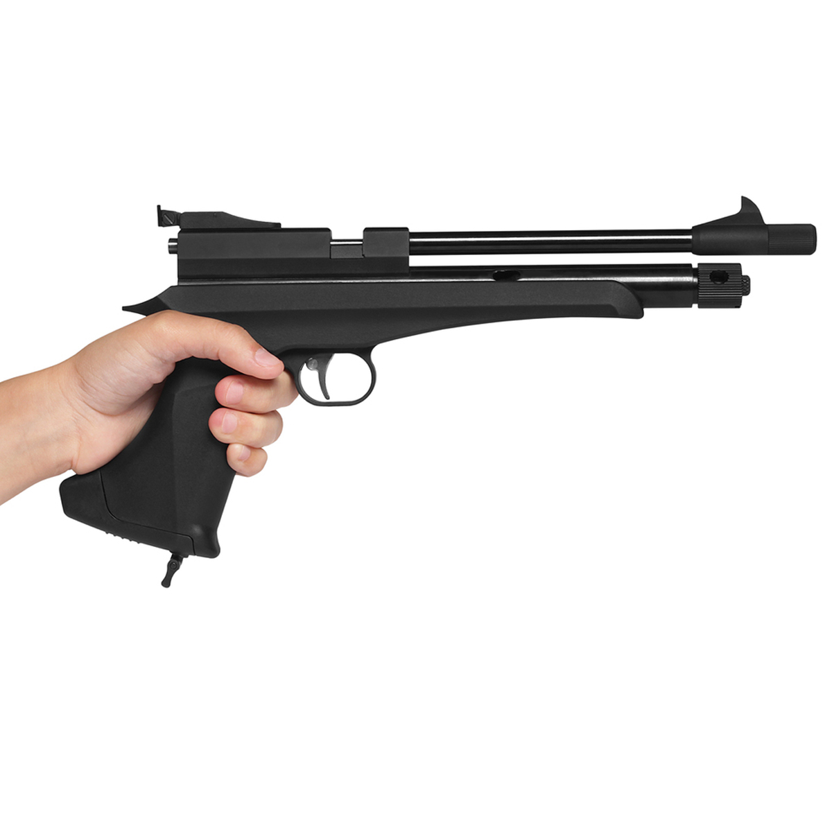 Carabina de Pressão Artemis CP2 4.5mm Hybrid CO2 Silenciosa Precisa Espingarda Pistola Chumbinho - Imagem 8