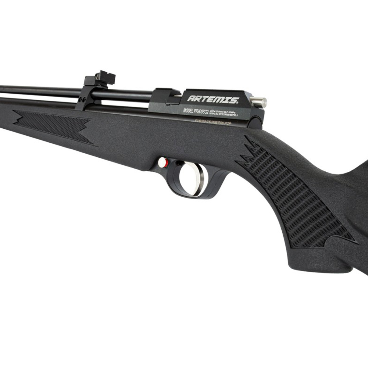 Carabina de Pressão PCP Artemis PR900S G2 5.5 com Válvula Reguladora Coronha de Polímero Preta PR900 - Imagem 7