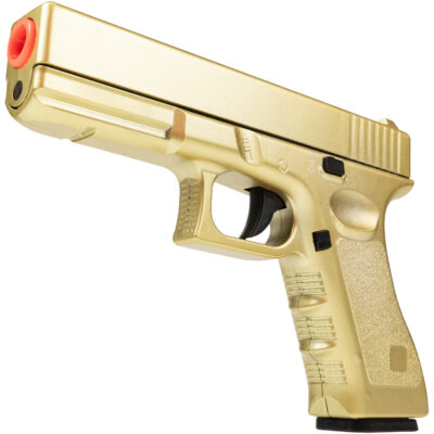 Pistola Airsoft Rossi Vigor VG GK-V20 Gold Metal Ação por Mola Spring Atira Esferas de Plástico BBs 6mm – 03