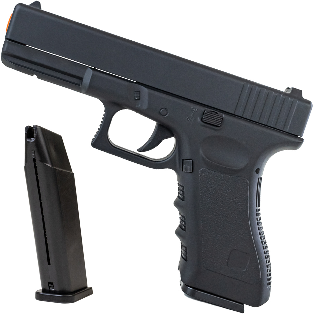 Pistola Airsoft Rossi Vigor VG GK-V20 Metal Spring Ação por Mola Atira Esferas de Plástico BBs 6mm - Imagem 4