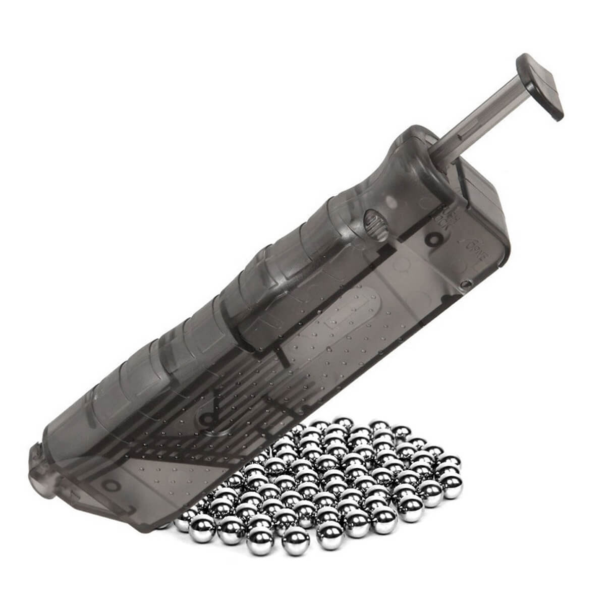 Carregador Rápido para Pistola de Pressão Speed Loader Rossi Airgun para 300 Esferas de aço 4,5mm