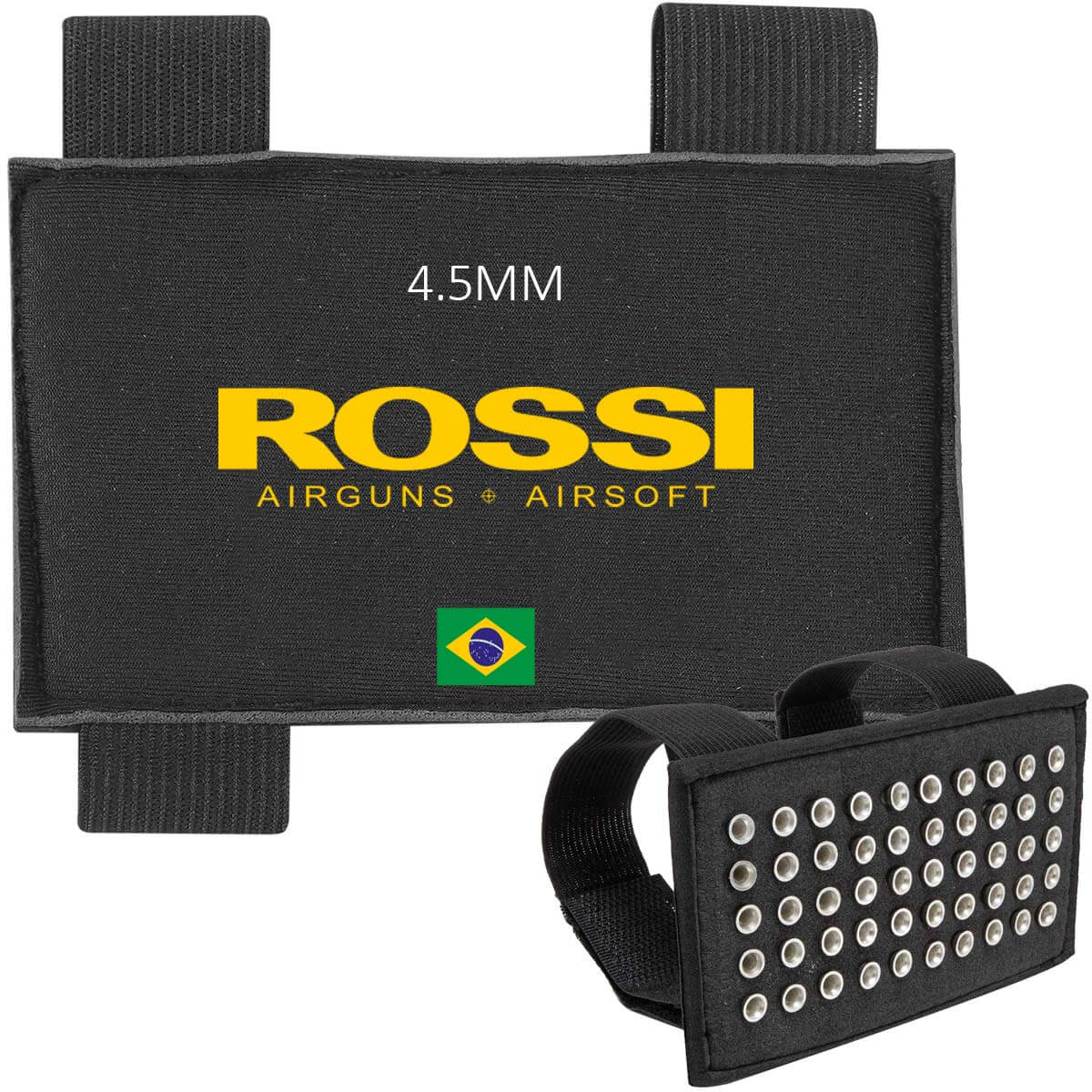Porta Chumbinho 5.5mm Rossi com Vélcro para Fixar na Coronha da Carabina de Pressão Espingardinha