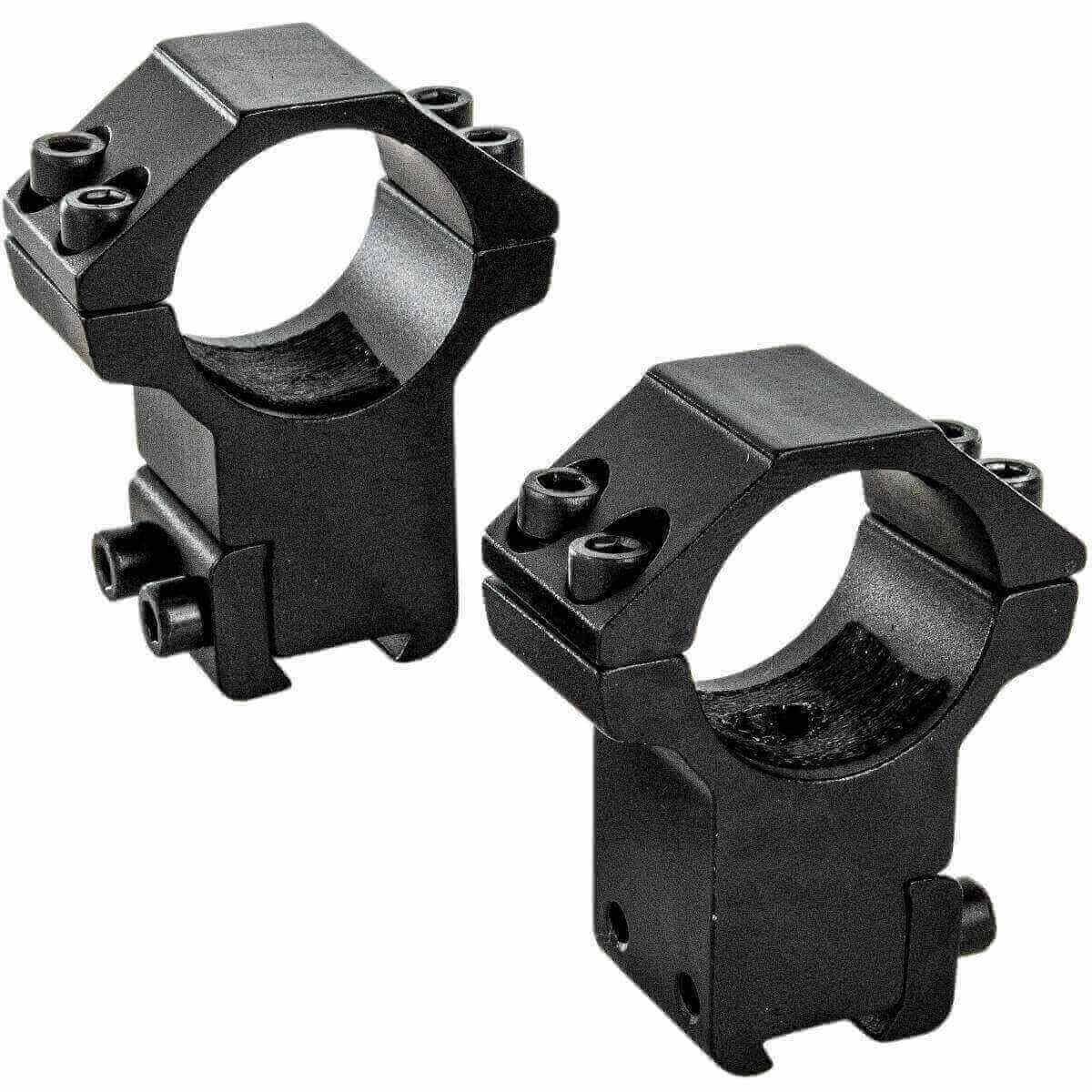 Mount 11mm Alto 3/8 Rossi 4 Parafusos Suporte Resistente para Luneta com Tubo de 25mm (Par)