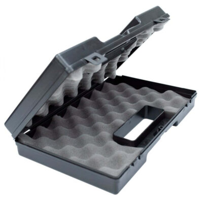 Maleta Rígida para Pistola Revólver ROSSI 28 x 18 x 6 cm Case de Polímero com Espuma Airsoft Pressão