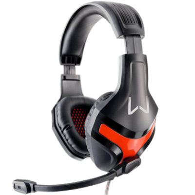 Headset Gamer Warrior Harve Multilaser PH101 Super Bass Fone de Ouvido com Microfone 2 Conector P2