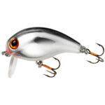 Isca Artificial REBEL Teeny Wake-R Prateada Cromada T91518 de Superfície para Tilápia Black Bass