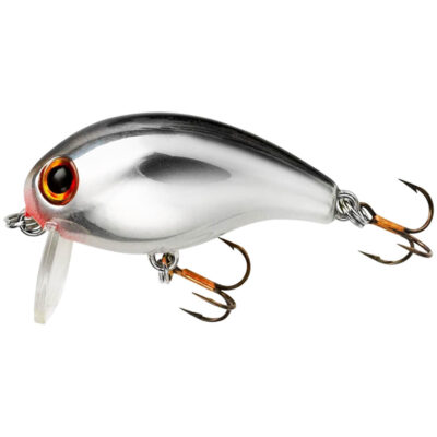 Isca Artificial REBEL Teeny Wake-R Prateada Cromada T91518 de Superfície para Tilápia Black Bass