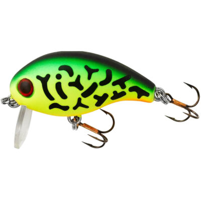 Isca Artificial REBEL Teeny Wake-R Fire Tiger Verde Amarela Laranja T91519 para Tilápia Black Bass