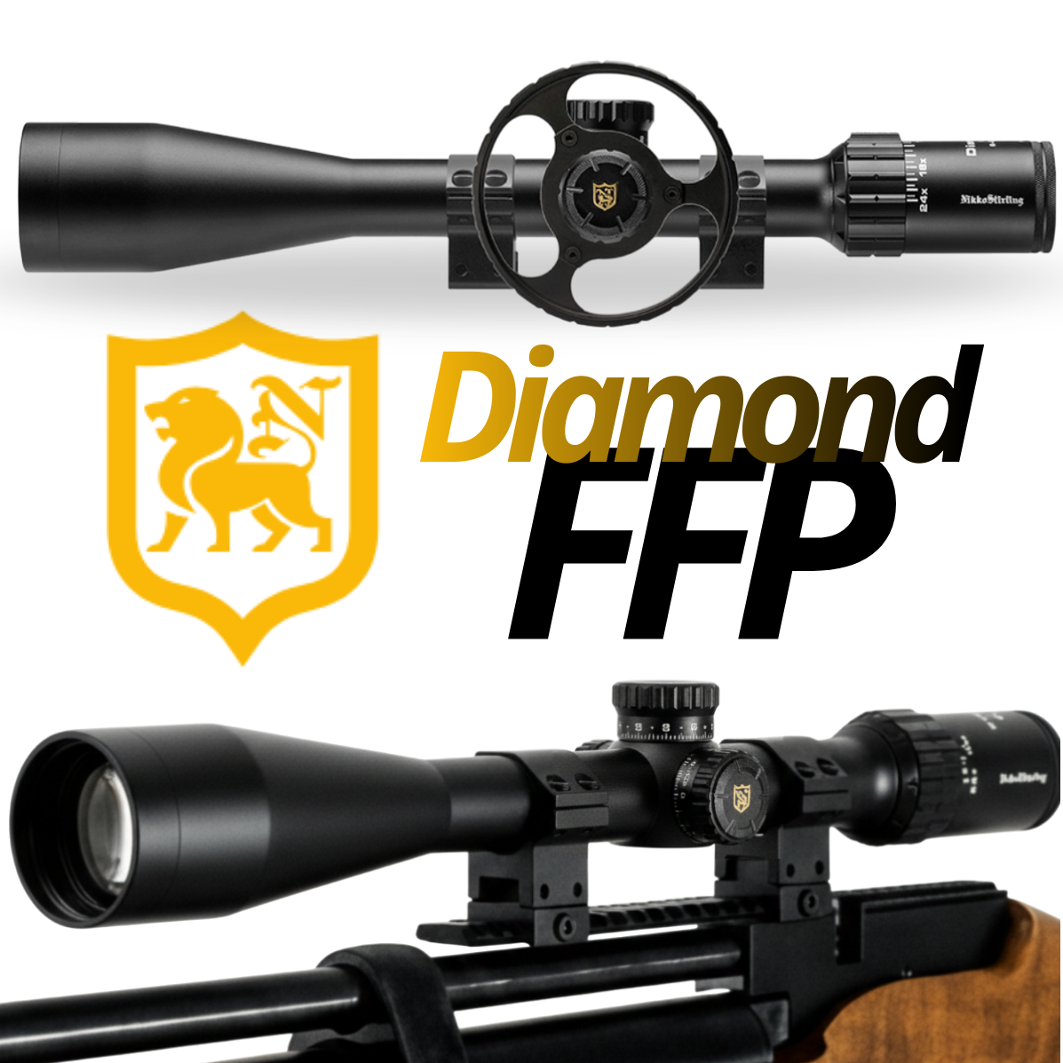 Luneta Nikko Stirling Diamond FFP 6-24x50 EG - Imagem 2