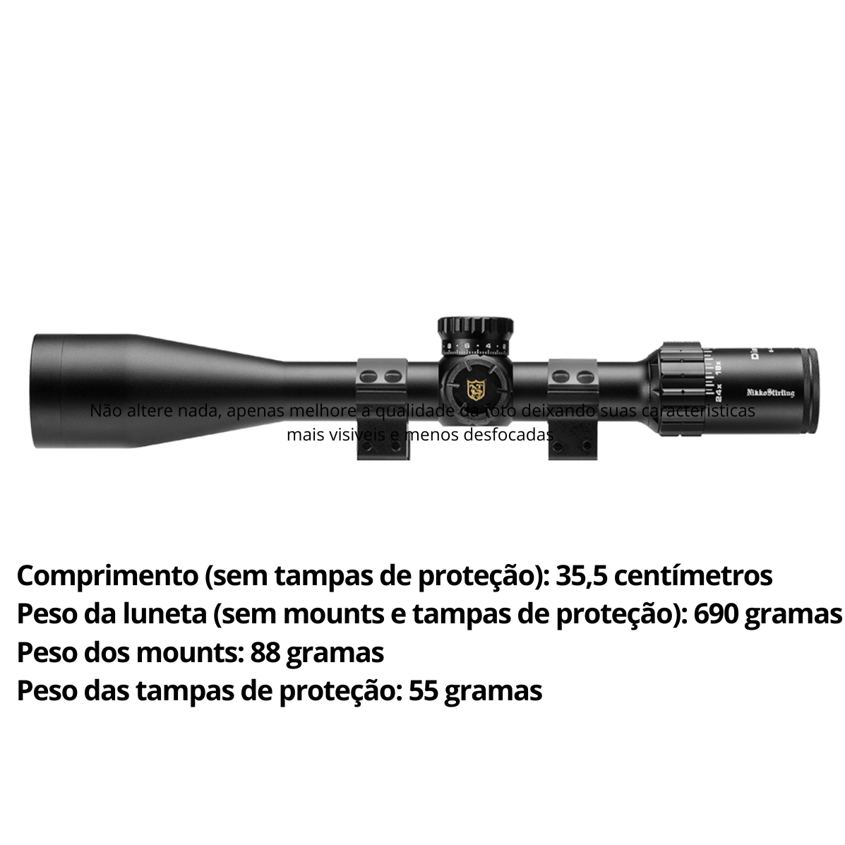 Luneta Nikko Stirling Diamond FFP 6-24x50 EG - Imagem 7