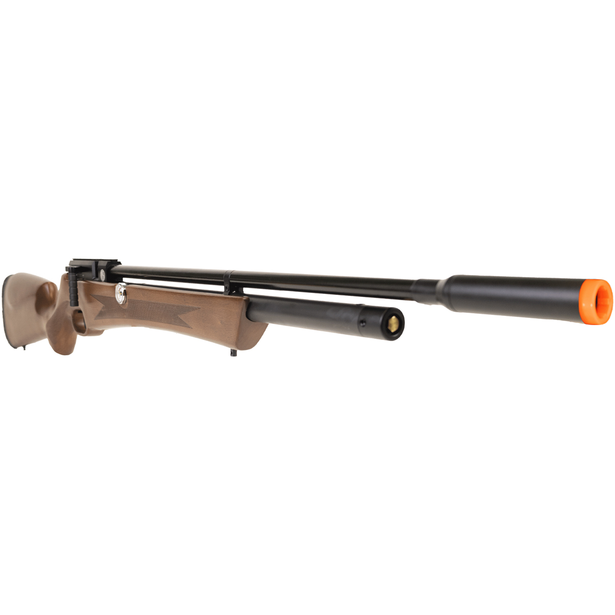 Carabina de Pressão PCP Rossi Outlander VR Madeira 5.5mm com Válvula Reguladora Supressor de Ruídos - Imagem 8