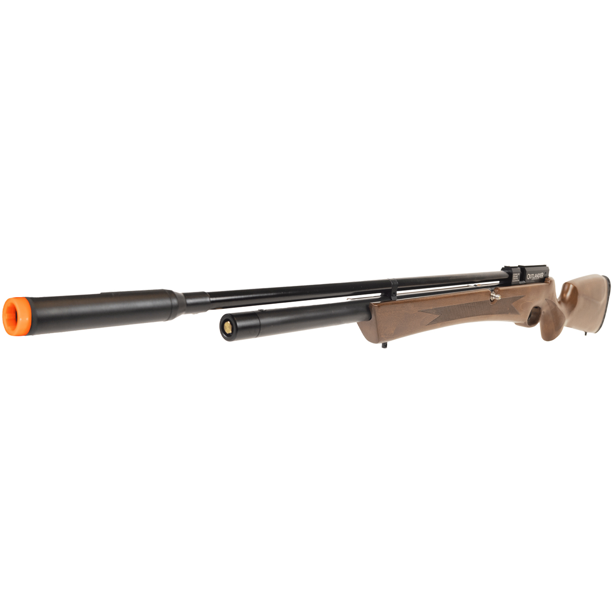 Carabina de Pressão PCP Rossi Outlander VR Madeira 5.5mm com Válvula Reguladora Supressor de Ruídos - Imagem 9