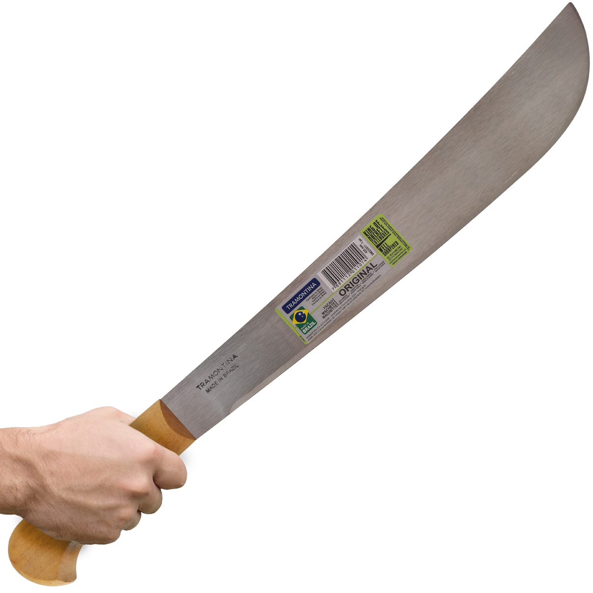 Facão Tramontina 17 Polegadas Cabo de Madeira para Mato Pesado 58cm Lâmina Aço Carbono de 43,5cm - Imagem 3