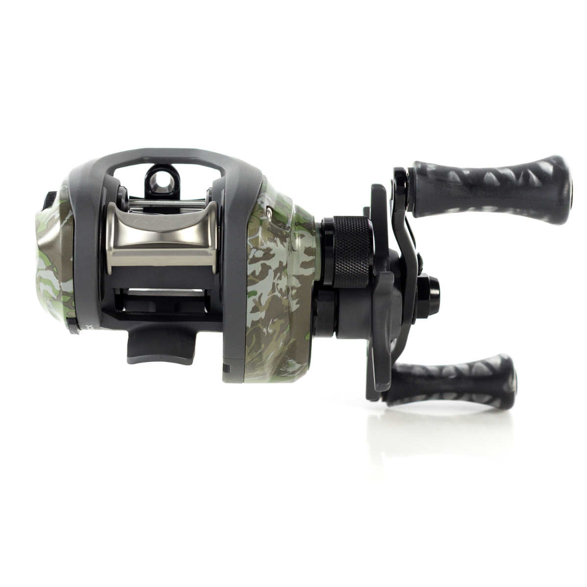 Carretilha Albatroz Onix Camuflada Camu Graphite Manivela Direita - Imagem 6