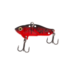 Isca Artificial Albatroz Ferrinho Iron Vibe 4,5g 35mm Cor 04 Vermelho / Preto de Fundo para Tilápia