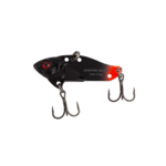 Isca Artificial Albatroz Ferrinho Iron Vibe 4,5g 35mm Preto com Vermelho 09 Fundo para Tilápia Joana