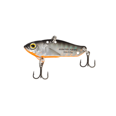 Isca Artificial Albatroz Ferrinho Iron Vibe 4,5g 35mm Cor 02 Cinza Fundo para Tilápia Jacundá Joana