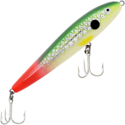 Isca Artificial Rebel T20 Jumpin Minnow Cor Osso Arari Verde 11,5cm 23g Para Tucunaré Traíra Trairão