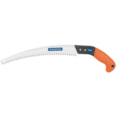 Serrote de Poda Tramontina com Lâmina Curva em Aço Carbono Flexível de 32cm e Cabo Emborrachado