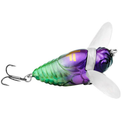 Isca Artificial Albatroz Nynfa Ci016 Cigarra Roxa Verde Cigarrinha para Tilápia Black Bass Tucunaré