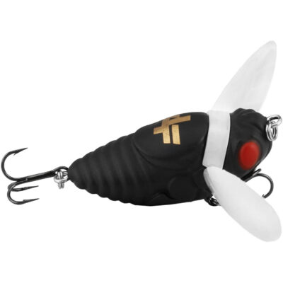 Isca Artificial Albatroz Nynfa Ci002 Cigarra Preta Cigarrinha para Tilápia Black Bass Tucunaré