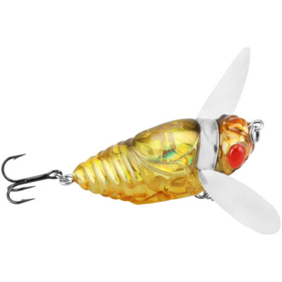 Isca Artificial Albatroz Nynfa Ci001 Cigarra Dourada Cigarrinha para Tilápia Black Bass Tucunaré
