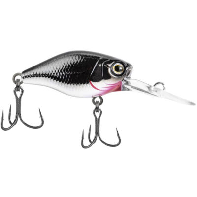 Isca Artificial Marine Mini Crank DEEP CBB12 Prateada 3.8cm 4,3g Barbeluda Para Tilápia Black Bass