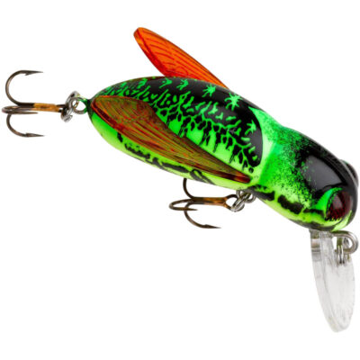 Isca Artificial REBEL Bumble Bug Inseto Abelha Mosca Amarela/Verde F74-15 Pequena 3,7cm 3g para Tilápia Black Bass