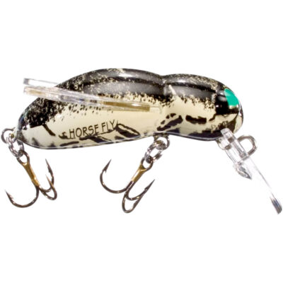 Isca Artificial REBEL Bumble Bug Horse Fly Mosca Varejeira F74-12 Pequena 3,7cm 3g para Tilápia Black Bass