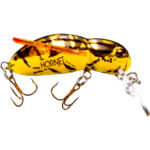 Isca Artificial REBEL Bumble Bug Hornet Vespa Dourada F74-14 Pequena 3,7cm 3g para Tilápia Black Bass