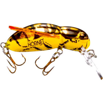 Isca Artificial REBEL Bumble Bug Hornet Vespa Dourada F74-14 Pequena 3,7cm 3g para Tilápia Black Bass
