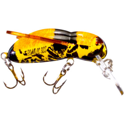 Isca Artificial REBEL Bumble Bug Bee Abelha Amarela/Preta F74-10 Pequena 3,7cm 3g para Tilápia Black Bass