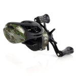 Carretilha Albatroz Onix Camuflada Camu Graphite Manivela Esquerda