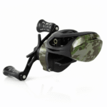 Carretilha Albatroz Onix Camuflada Camu Graphite Manivela Direita