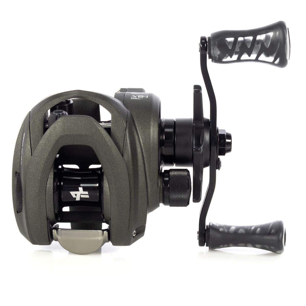 Carretilha Albatroz Onix Black Preta Manivela Direita - Imagem 4