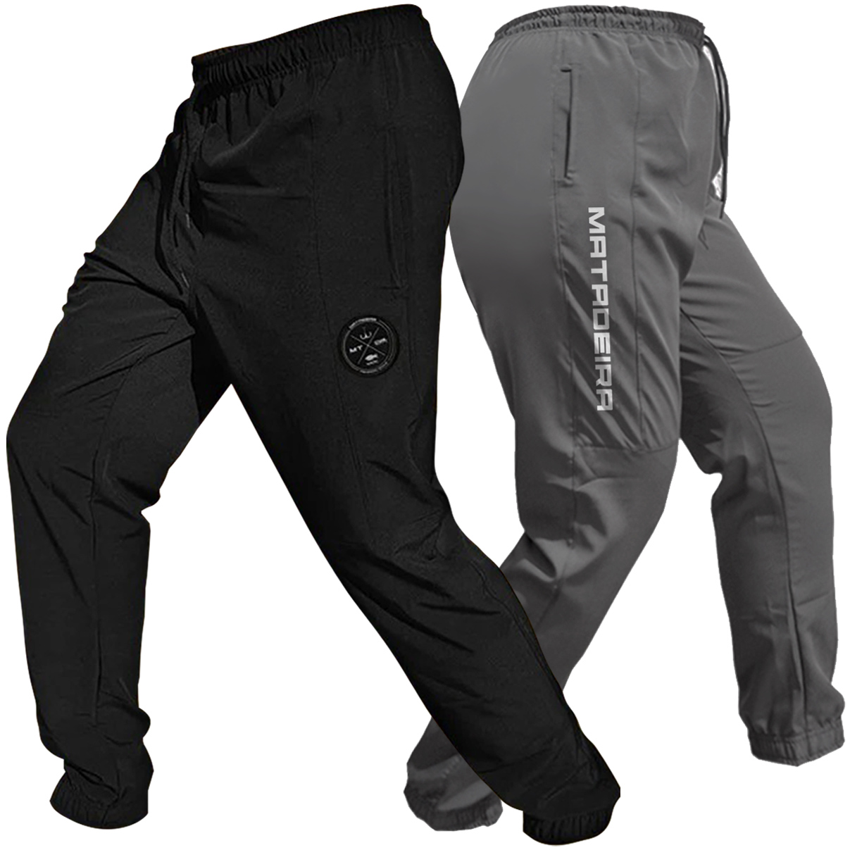 Calça de Pesca Cinza Matadeira P Tactel Fishing Confortável Leve Fina Solta Fresca - Imagem 3