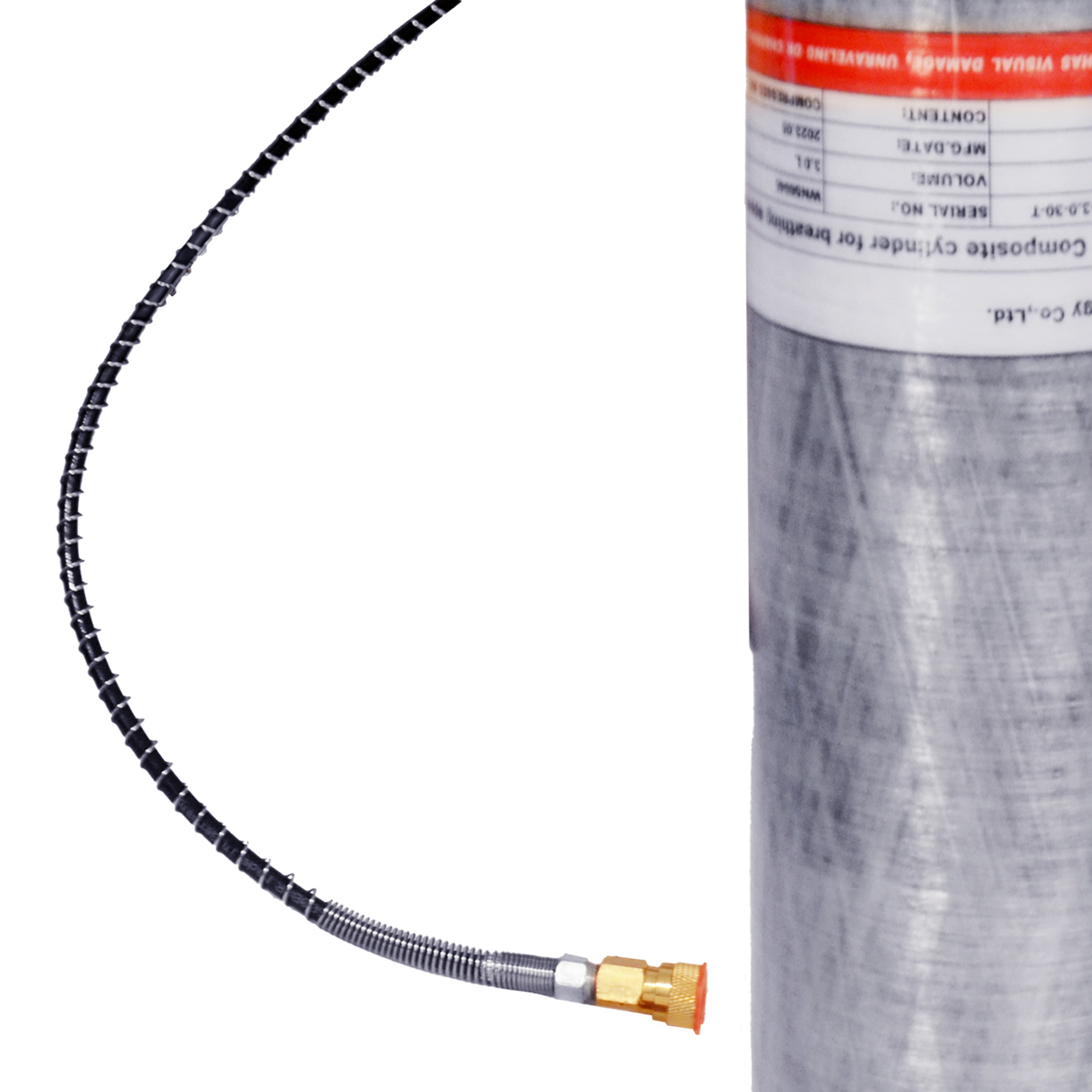 KIT Cilindro de Ar para Carabina PCP 6,8L Carbono + Válvula + Estação de Recarga FXR - Imagem 3