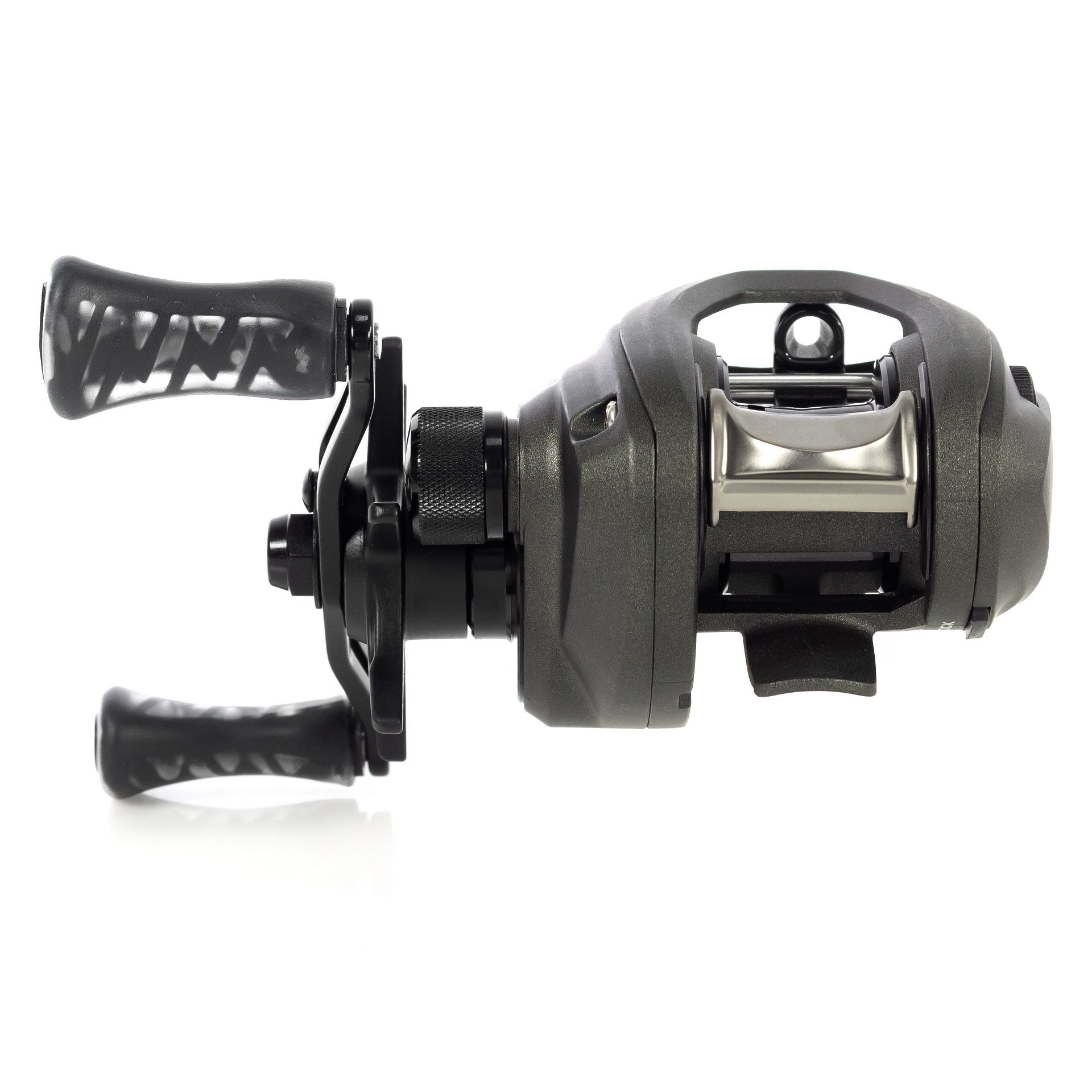 Carretilha Albatroz Onix Black Preta Manivela Esquerda - Imagem 4