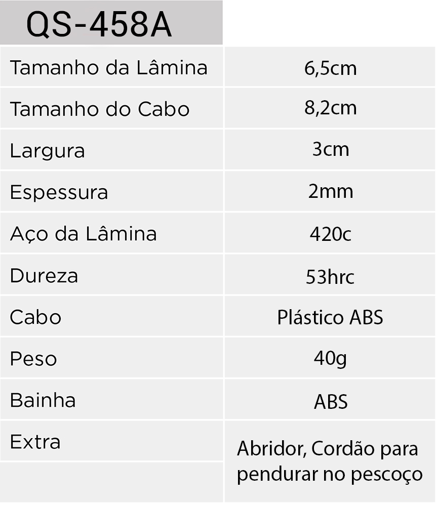 Faca Albatroz QS-458A - Imagem 2