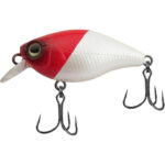 Isca Artificial Marine Mini Crank Pequena 014 Vermelho e Branco 3.8cm 4g Meia Água Pequena Para Tilápia Black Bass